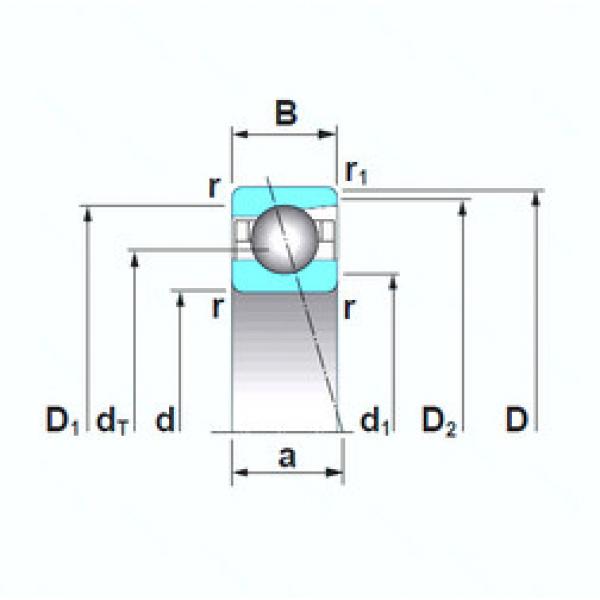 Bearing 7001CTRSU NSK #1 image