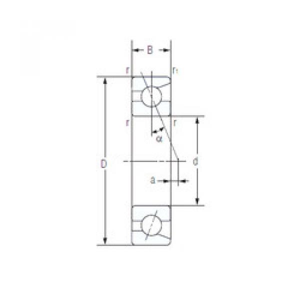 Bearing 7001AC NACHI #1 image