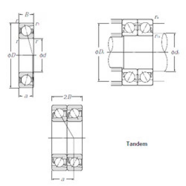 Bearing 7010DT NTN #1 image