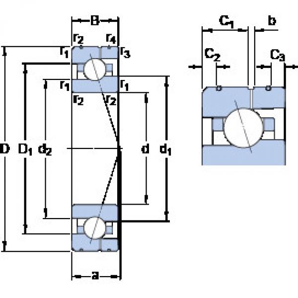 Bearing 7004 ACE/HCP4AL SKF #1 image