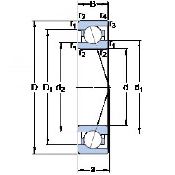 Bearing 719/8 CE/HCP4A SKF #1 image