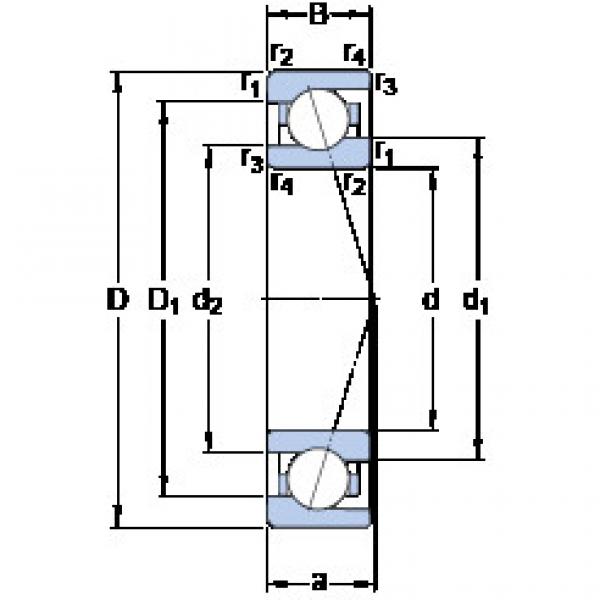 Bearing 71907 ACE/HCP4A SKF #1 image