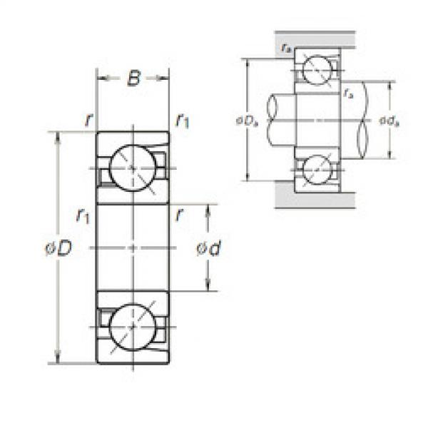 Bearing 7201BEA NSK #1 image