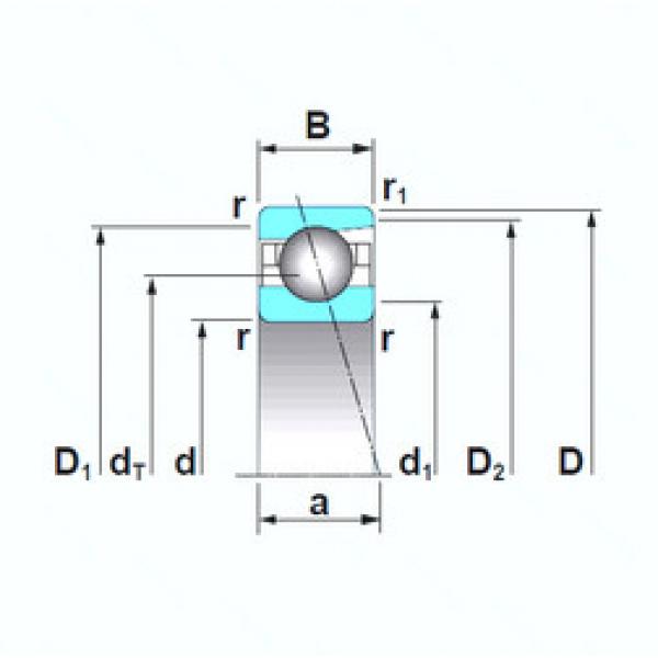 Bearing 7904CTRSU NSK #1 image