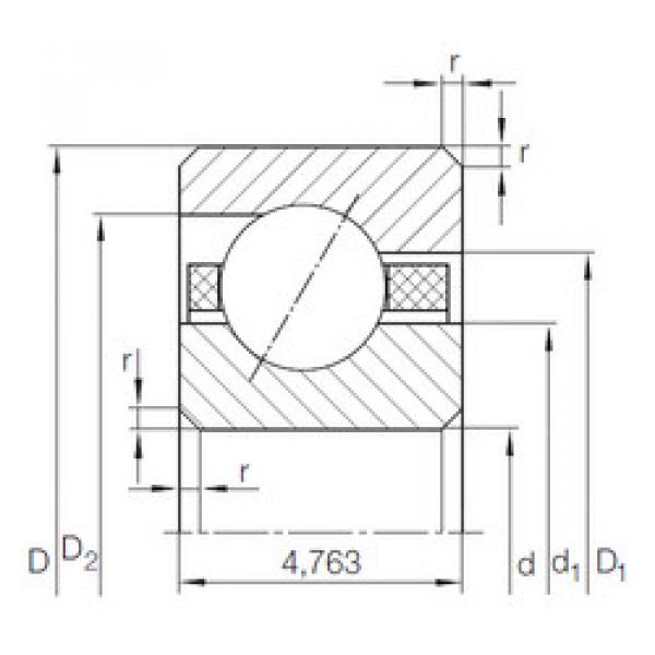 Bearing CSEAA 010 TN INA #5 image