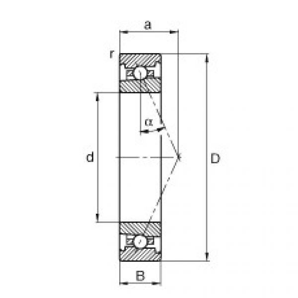 Bearing HS7011-E-T-P4S FAG #5 image