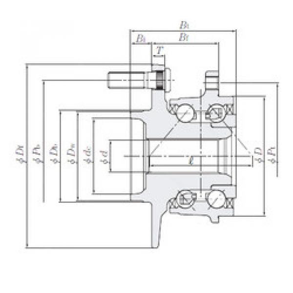 Bearing HUB012T-1 NTN #5 image