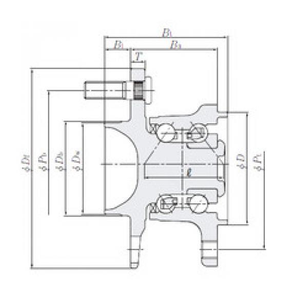 Bearing HUB004T-1 NTN #5 image