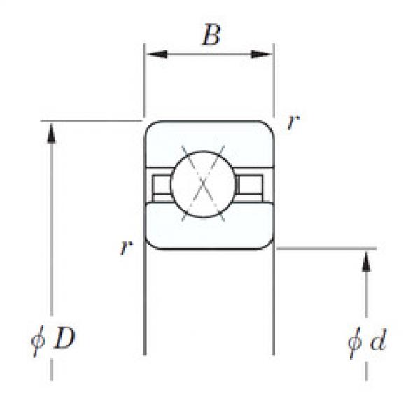 Bearing KAX025 KOYO #5 image