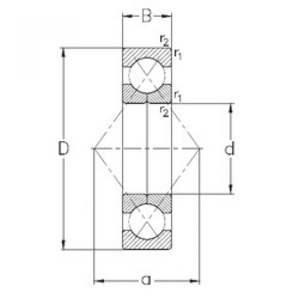 Bearing QJ205-MPA NKE #5 image