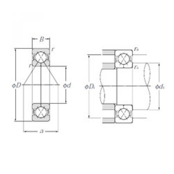 Bearing QJ208 NTN #5 image