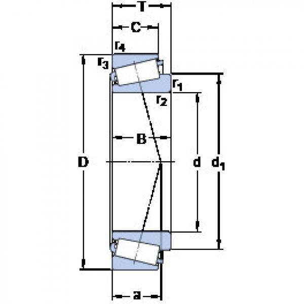 Bearing 32008 XTN9/Q SKF #1 image