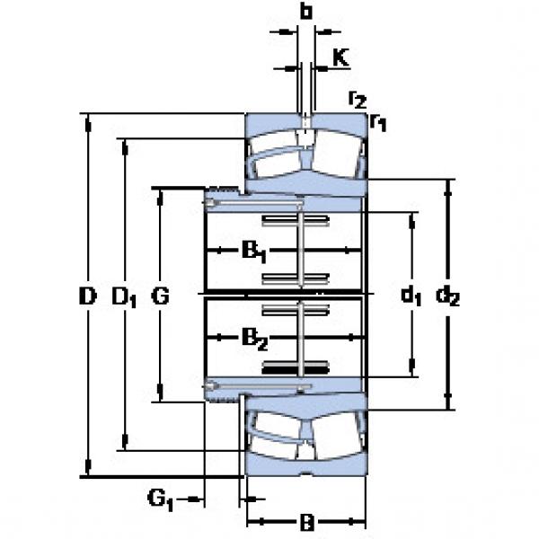 Bearing 22344 CCK/W33 + AOH 2344 SKF #1 image