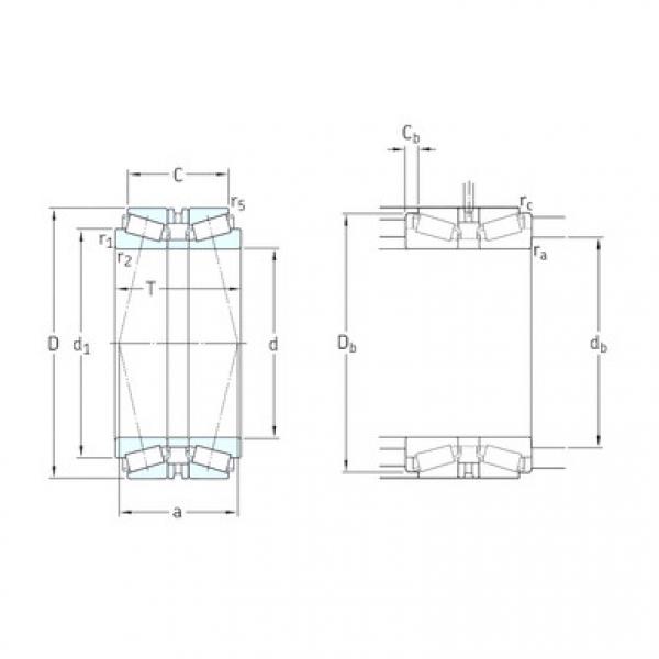 Bearing 32224T146J2/DB31C210 SKF #1 image