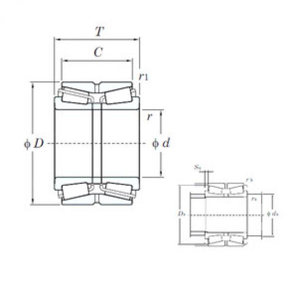 Bearing 46T30212JR/43,5 KOYO #1 image