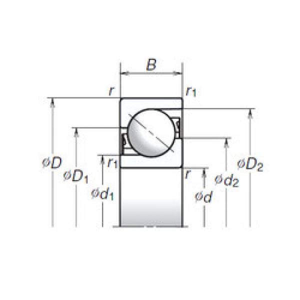 Bearing 15TAC02AT85 NSK #5 image