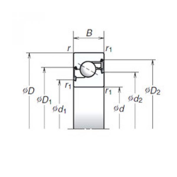 Bearing 25TAC62BDDG NSK #5 image