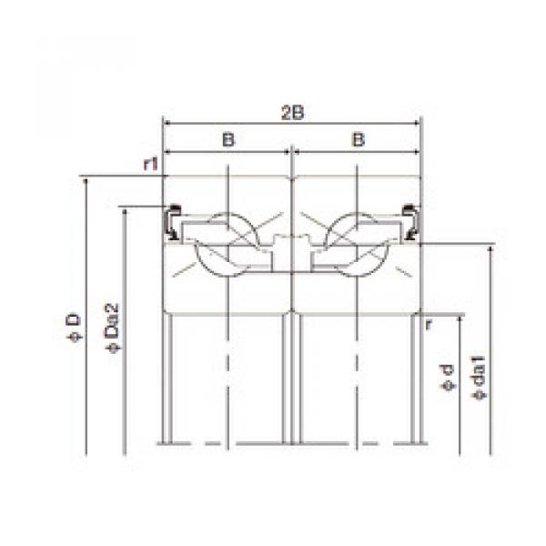 Bearing 17TAB04DB-2NK NACHI #5 image