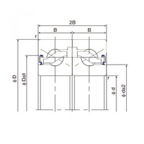 Bearing 15TAB04DF-2LR NACHI #5 image