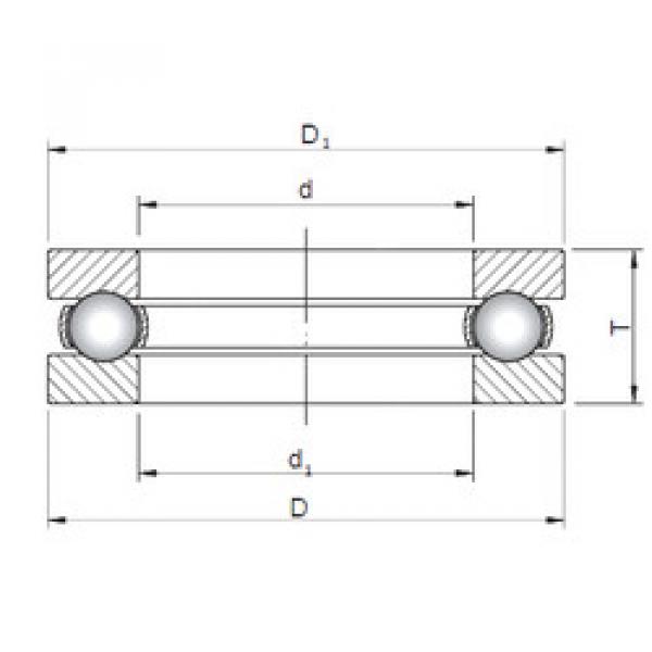 Bearing 51407 ISO #5 image