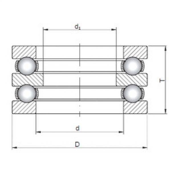 Bearing 52204 ISO #5 image