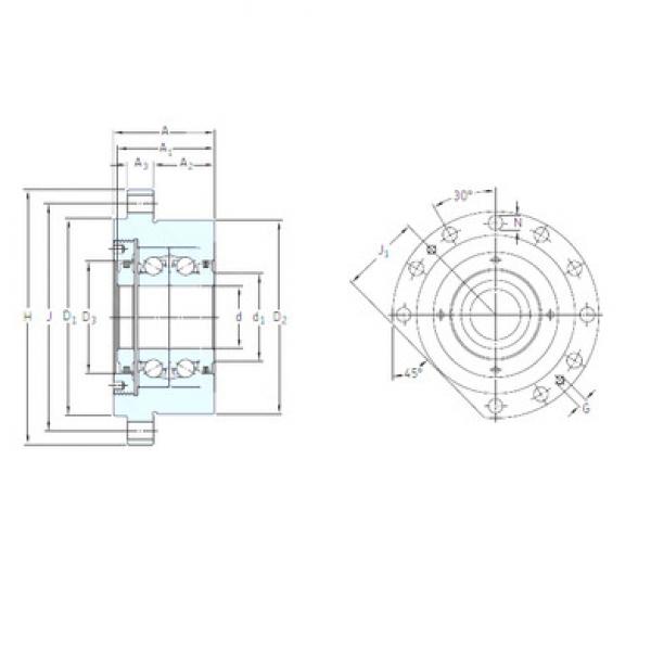 Bearing BSDU 225 FF SNFA #5 image