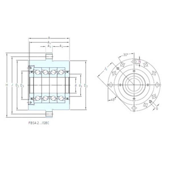 Bearing BSQU 220 TDT SNFA #5 image