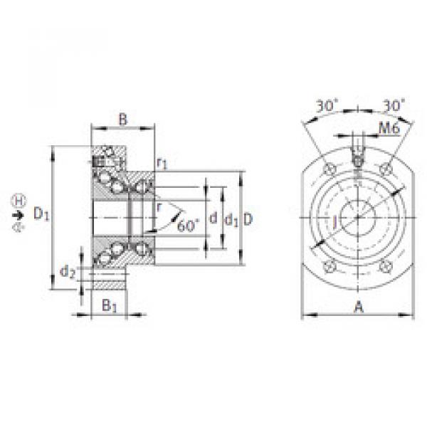 Bearing DKLFA2080-2RS INA #5 image