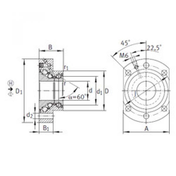 Bearing DKLFA2590-2RS INA #5 image