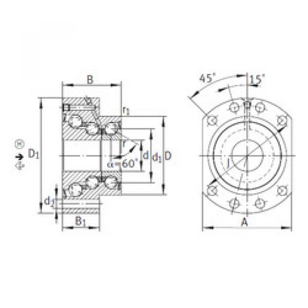 Bearing DKLFA30100-2RS INA #5 image