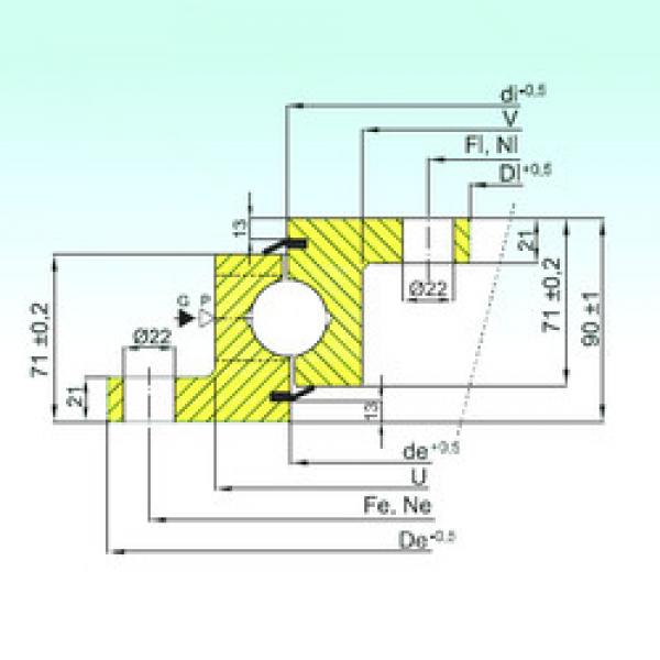 Bearing NBL.30.1055.200-1PPN ISB #5 image