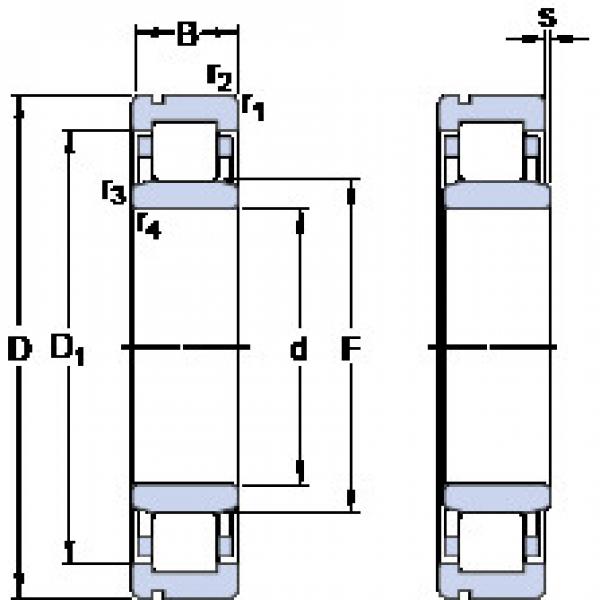 Bearing NU 309 ECNP SKF #5 image