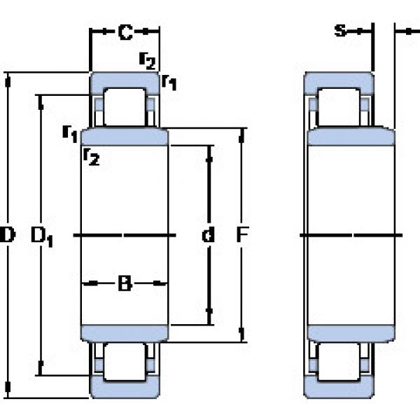 Bearing NUB 248 MA SKF #5 image