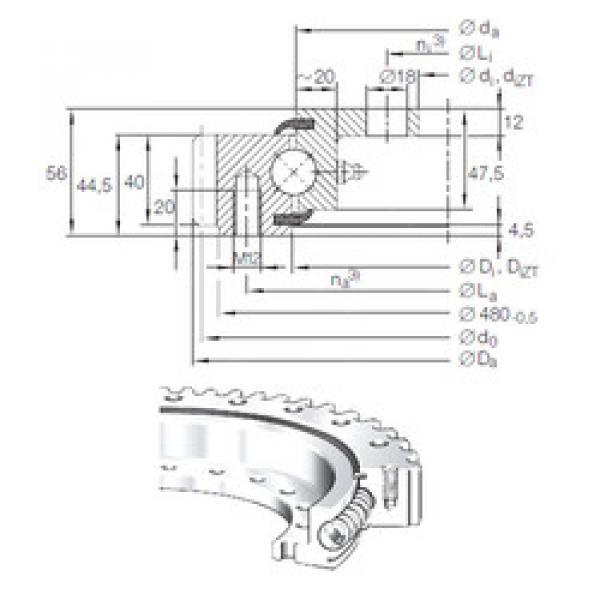 Bearing VLA 20 0414 N INA #5 image