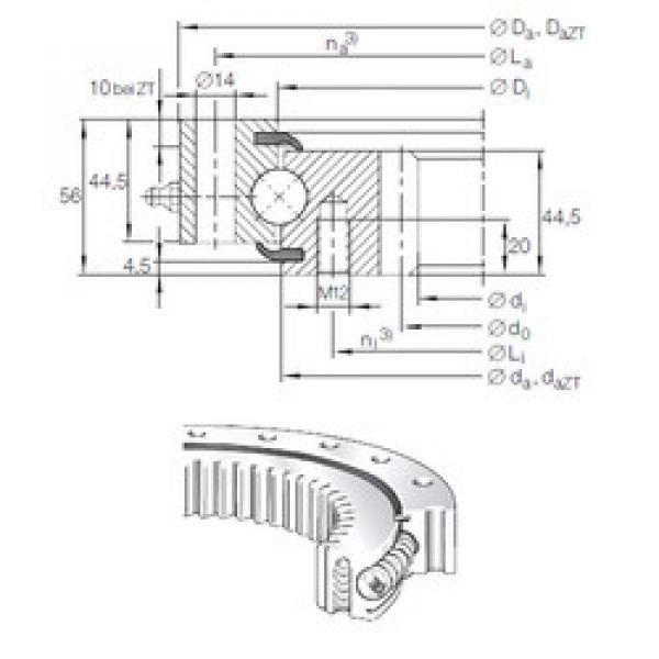 Bearing VSI 20 0544 N INA #5 image