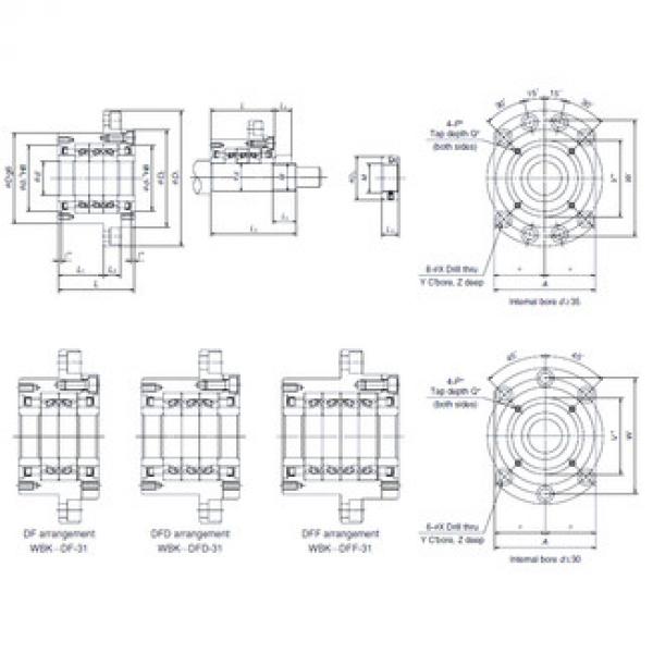 Bearing WBK17DF-31 NSK #5 image