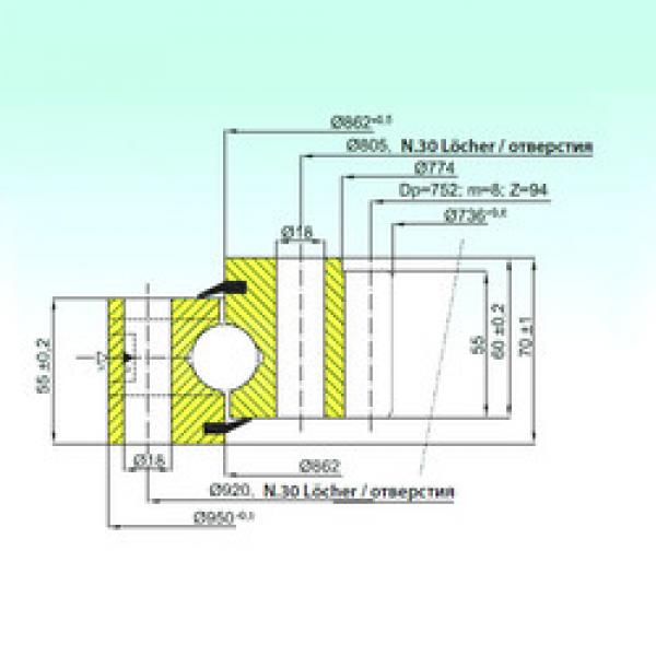 Bearing ZB1.25.0862.200-1SPPN ISB #5 image