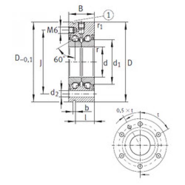 Bearing ZKLF30100-2RS INA #5 image