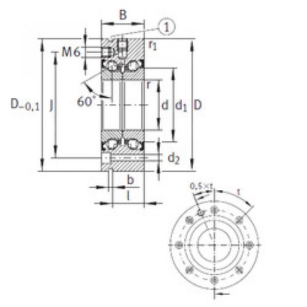 Bearing ZKLF60145-2Z INA #5 image