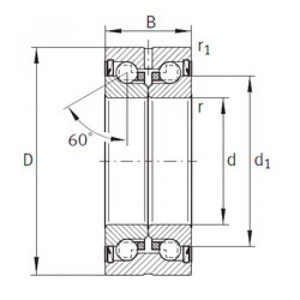 Bearing ZKLN0832-2RS INA #5 image