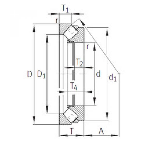 Bearing 292/750-E1-MB INA #1 image