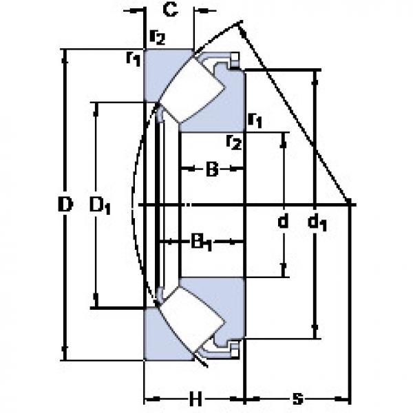 Bearing 29240 E SKF #1 image