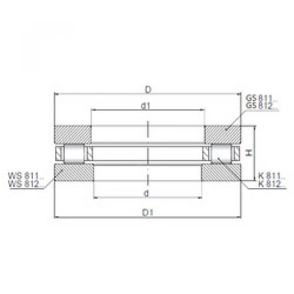 Bearing 81102 ISO #1 image