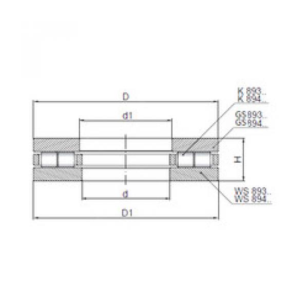 Bearing 89307 ISO #1 image