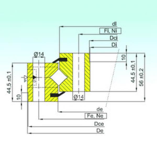 Bearing NR1.14.0414.200-1PPN ISB #1 image