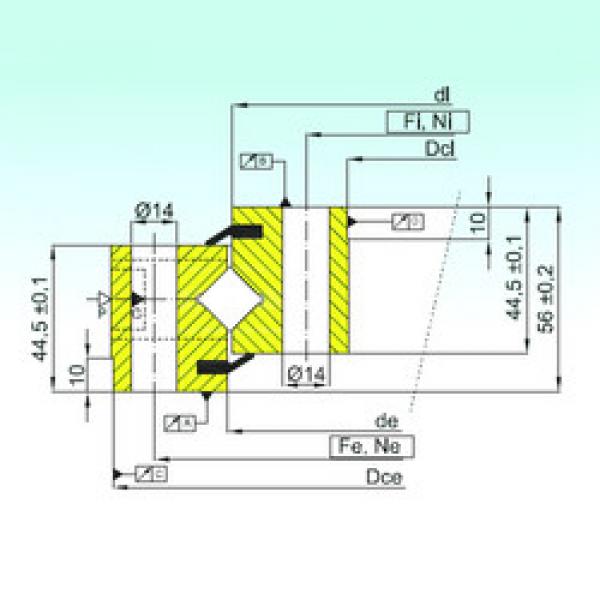 Bearing NR1.14.0744.201-3PPN ISB #1 image