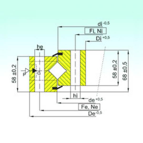 Bearing NR1.16.1534.400-1PPN ISB #1 image