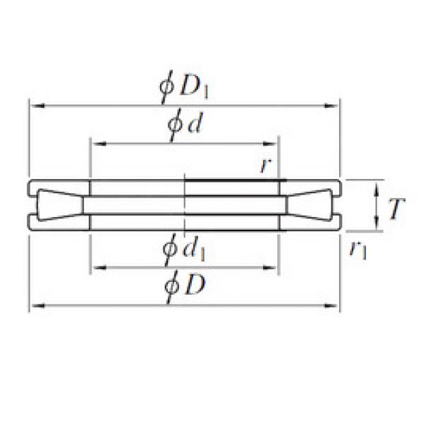 Bearing T691V KOYO #1 image