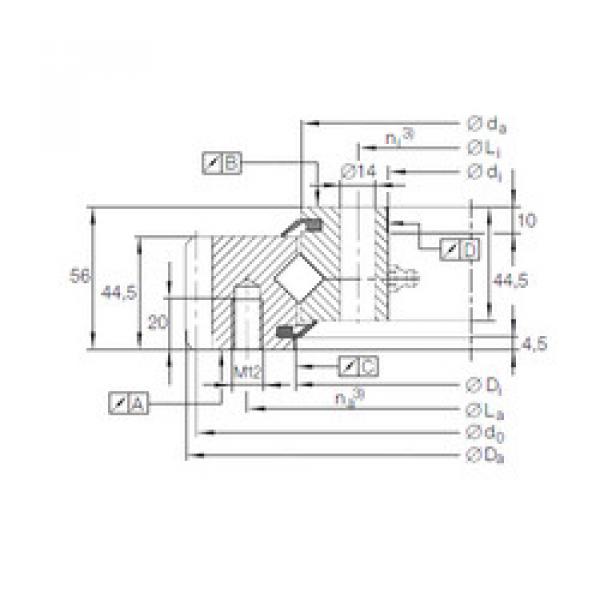 Bearing XSA 14 0544 N INA #1 image