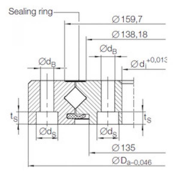 Bearing XU 08 0149 INA #1 image